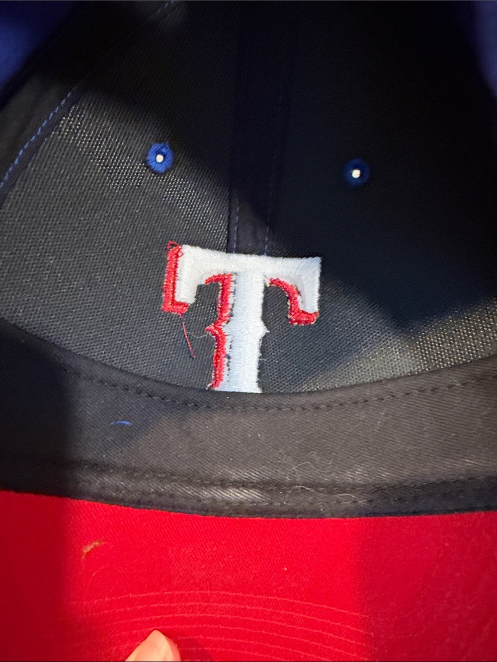 Texas Ranger Blue and Red Baseball - Picture 4 of 6